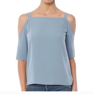 Cooper & Ella Zoe Cold Shoulder Top Powder Blue